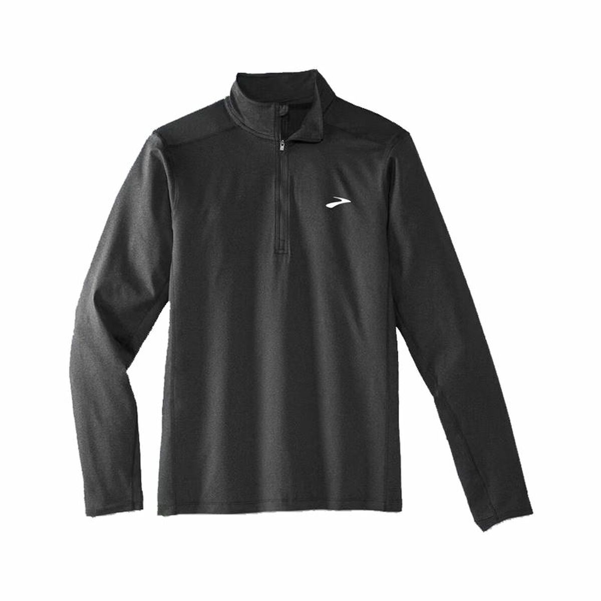 Men’s Long Sleeve T-Shirt Brooks Dash 1/2 Zip 2.0 Black S