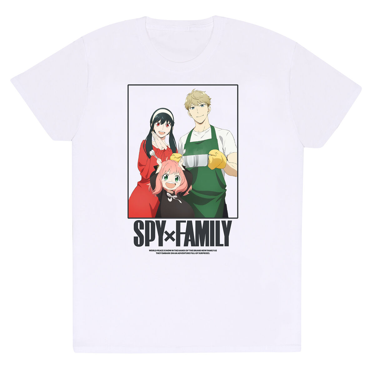 Short Sleeve T-Shirt Spy X Family Full Of Surprises White Unisex M
