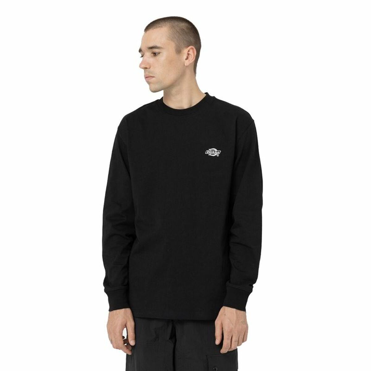 Men’s Sweatshirt without Hood Dickies Summerdale White L