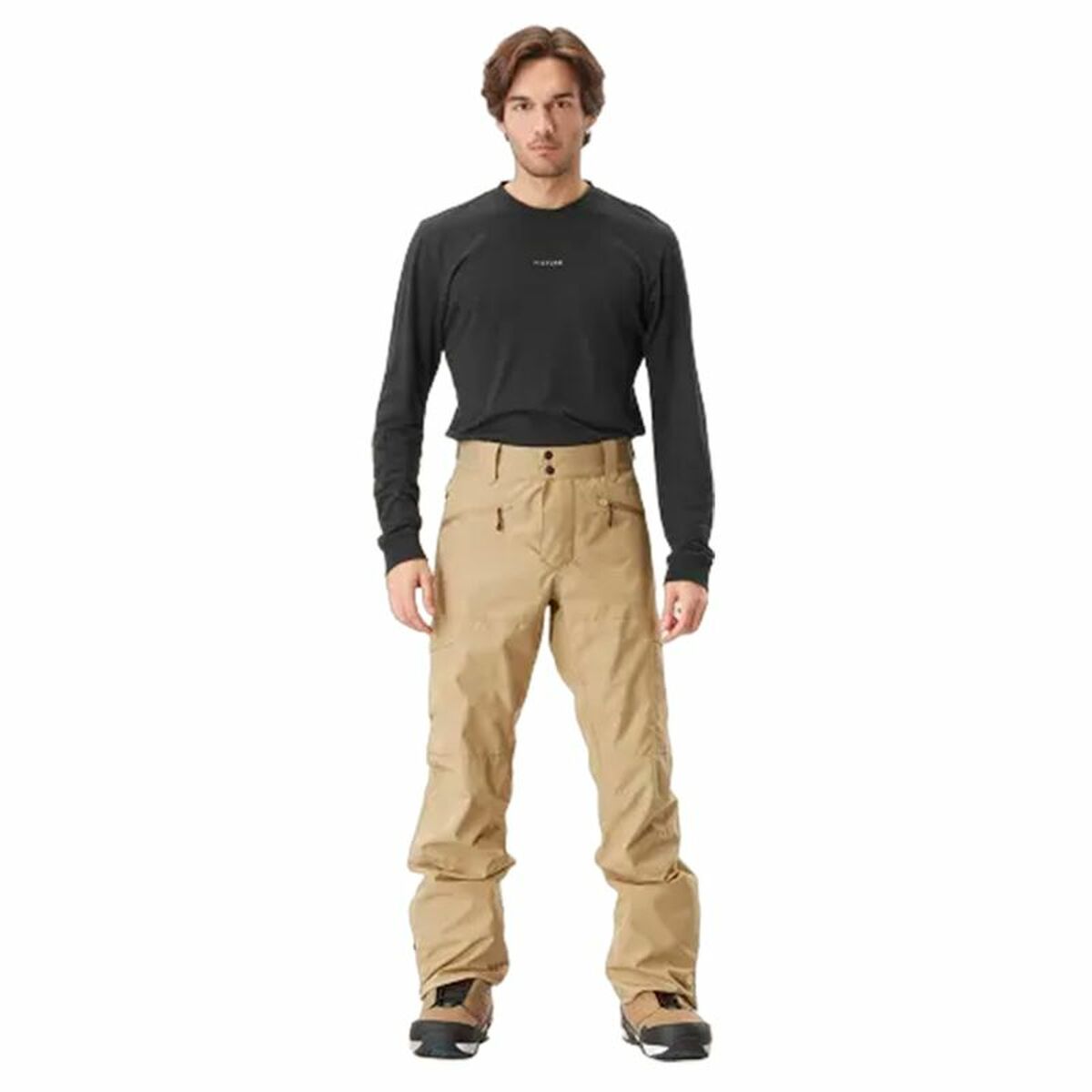 Long Sports Trousers Picture Plan Tannin Beige L