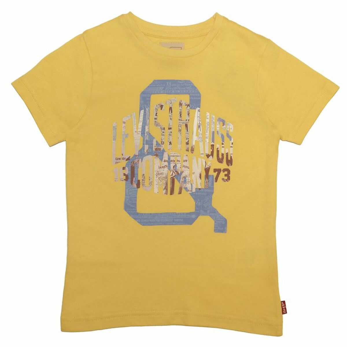 Child's Short Sleeve T-Shirt Levi's White 4 Years
