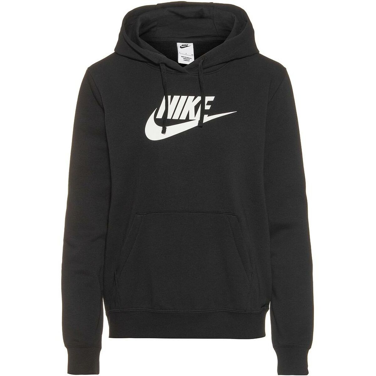 Women’s Hoodie Nike FLC GX STD PO HDY DQ5775 010 Black XS