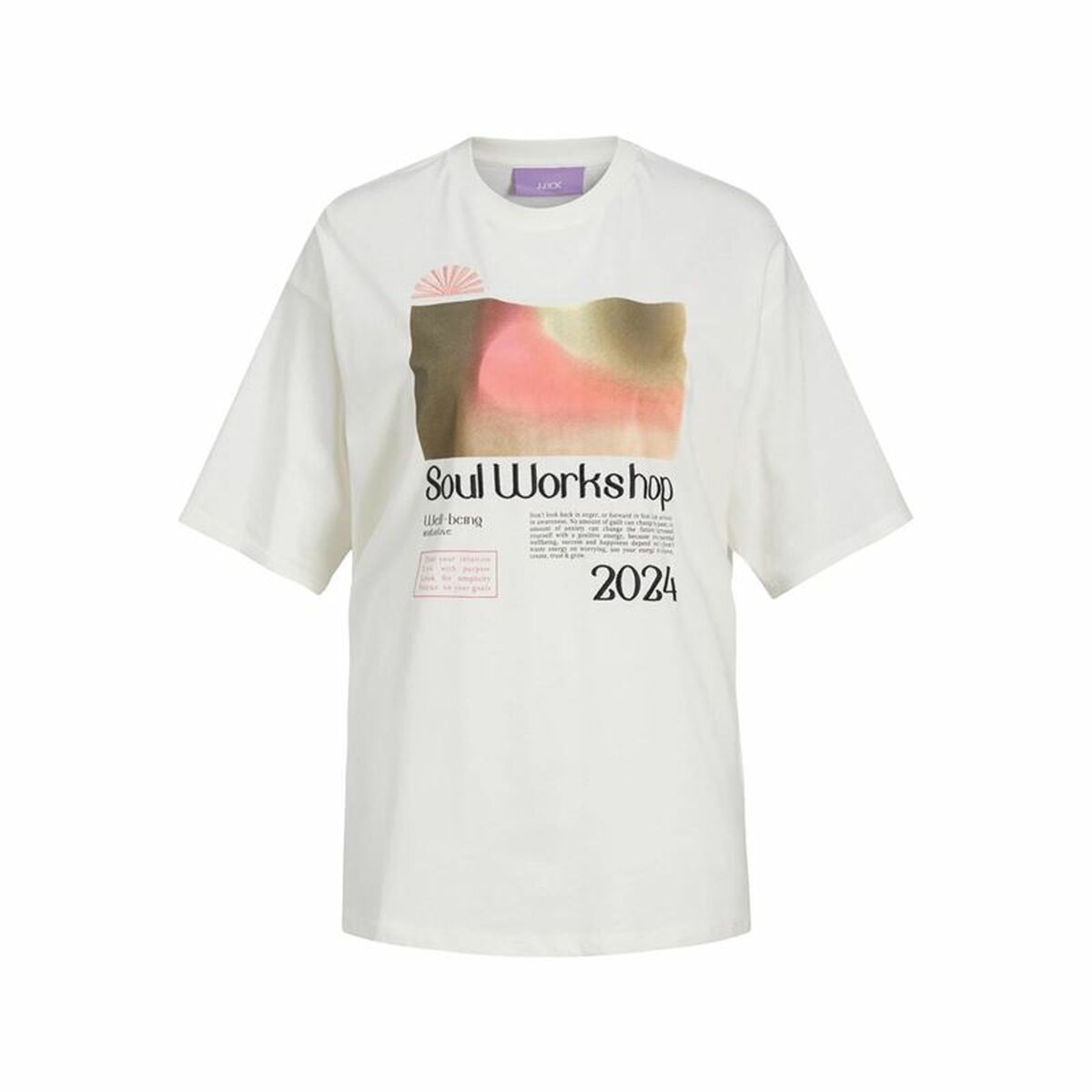 Women’s Short Sleeve T-Shirt Jack & Jones Jxpaige White XS
