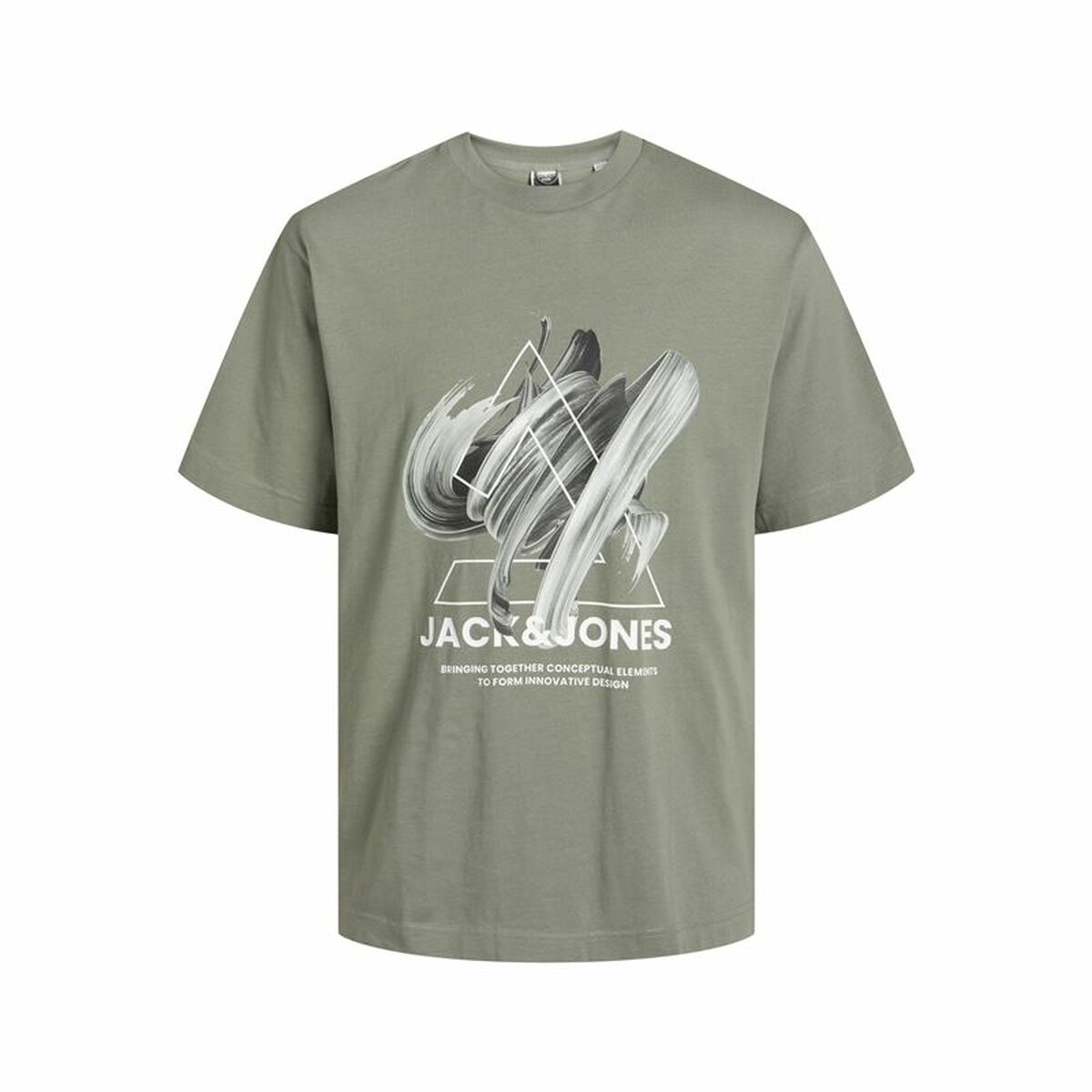 Children’s Short Sleeve T-Shirt Jack & Jones Jcotint Tee Ss Khaki 176