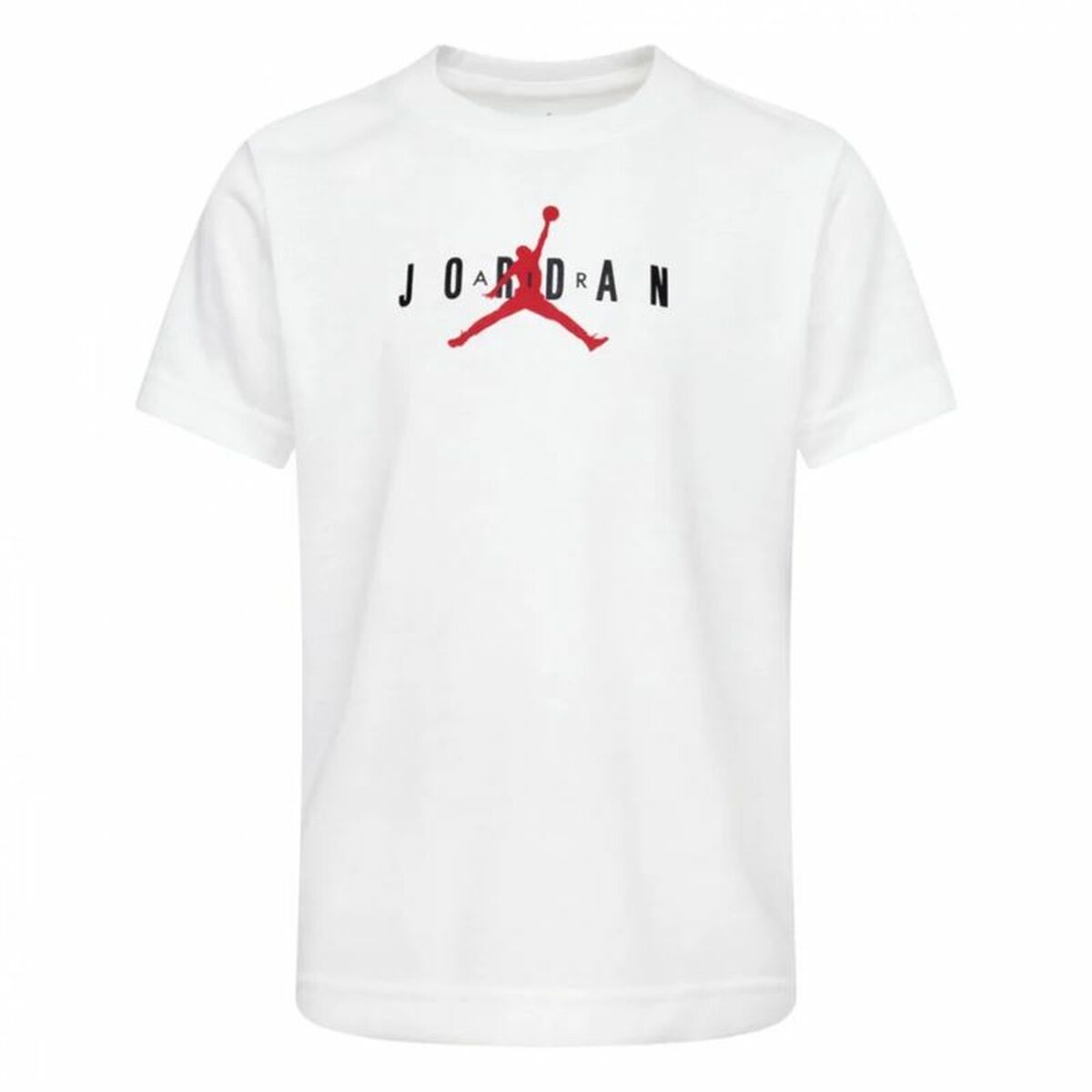 Child's Short Sleeve T-Shirt Jordan Jumpman Graphic White 5-6 Years