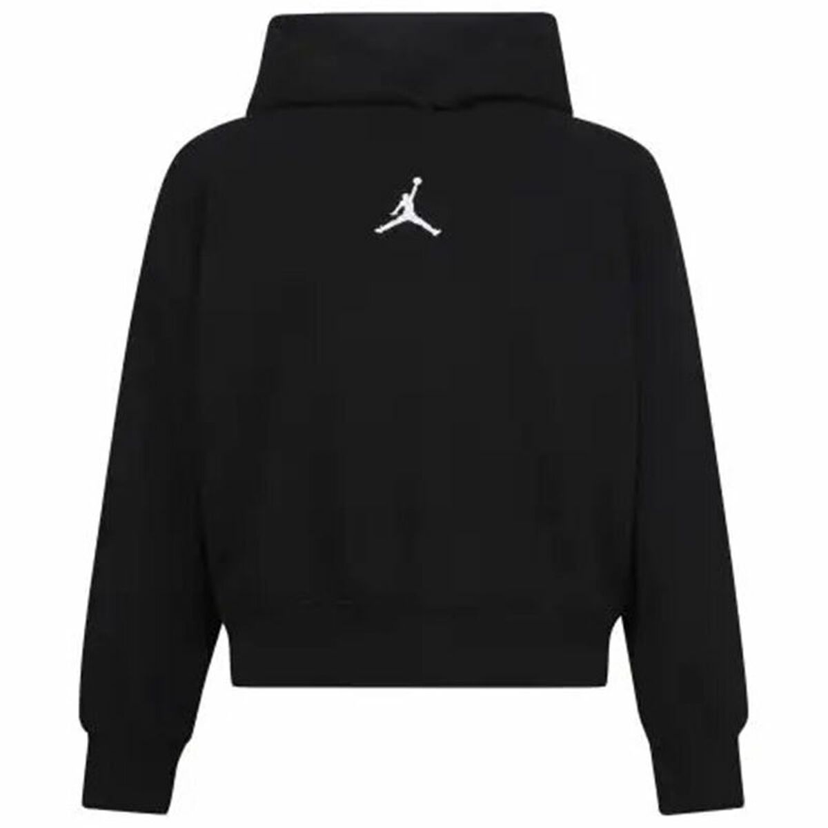 Hooded Sweatshirt for Girls Jordan Icon Play White Black 8-10 Years