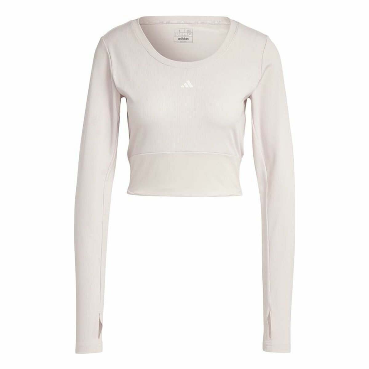 Women's long sleeve T-shirt Adidas Studio Beige XS