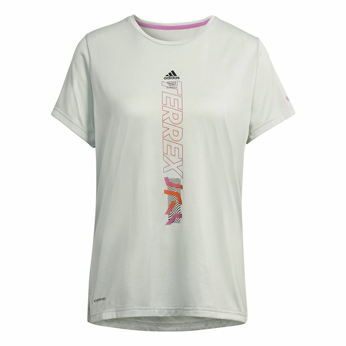 Women’s Short Sleeve T-Shirt Adidas Agravic Soft green XS