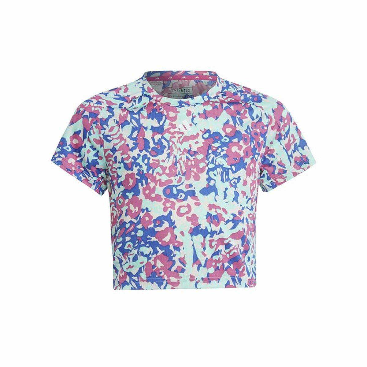 Child's Short Sleeve T-Shirt Adidas Essentials Aop 9-10 Years