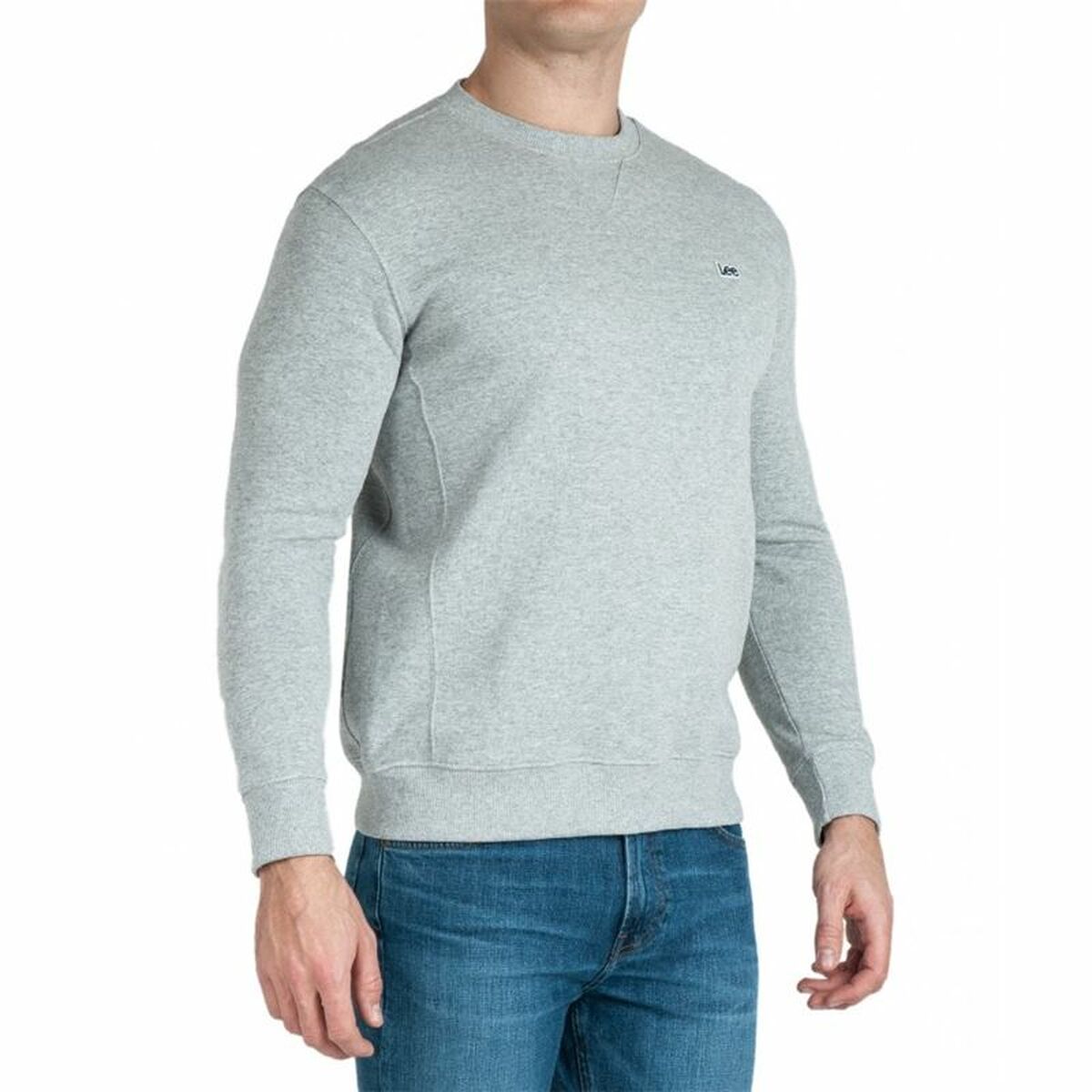 Men’s Sweatshirt without Hood Lee Plain Crew Sws XL