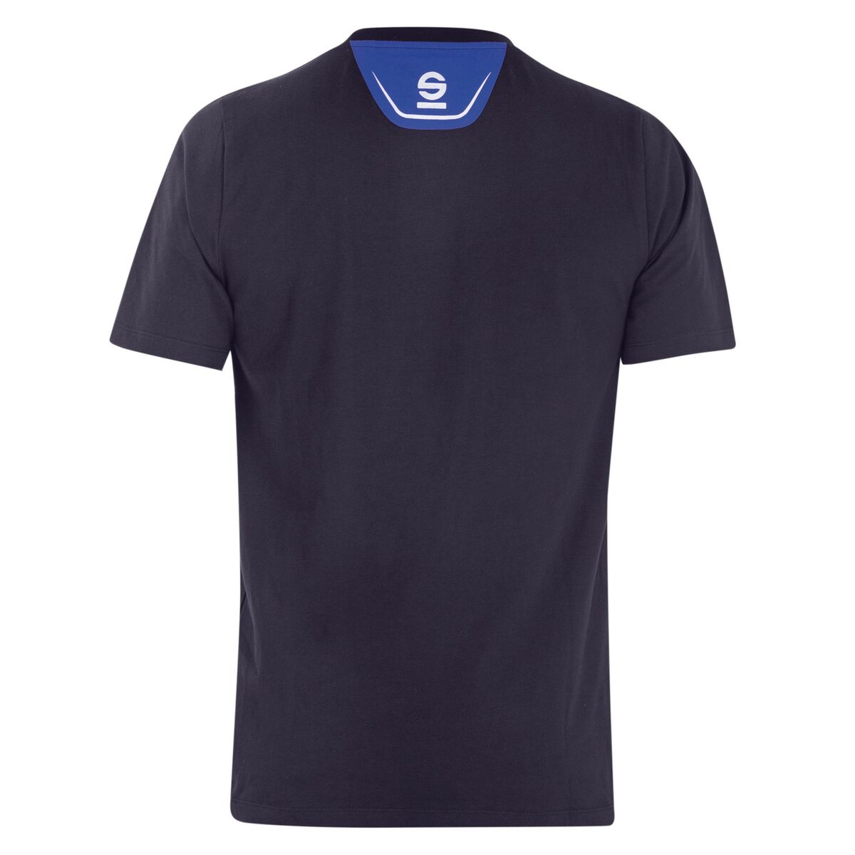 Men’s Short Sleeve T-Shirt Sparco TECH STRETCH Navy Blue S