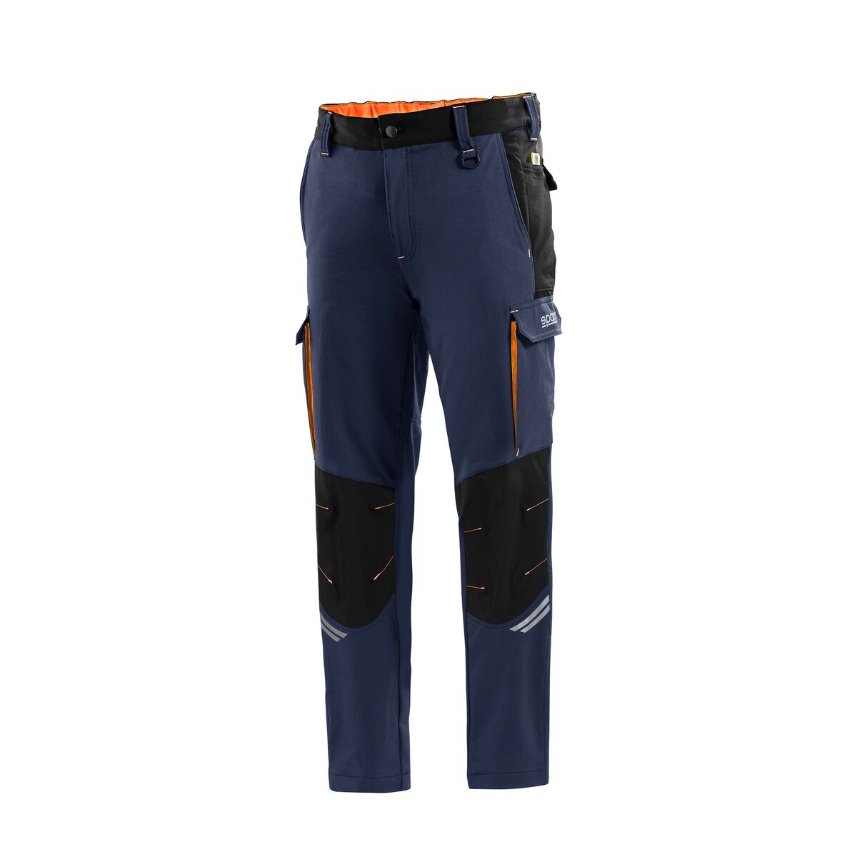 Long Sports Trousers Sparco Tech TW Dark blue Orange XL
