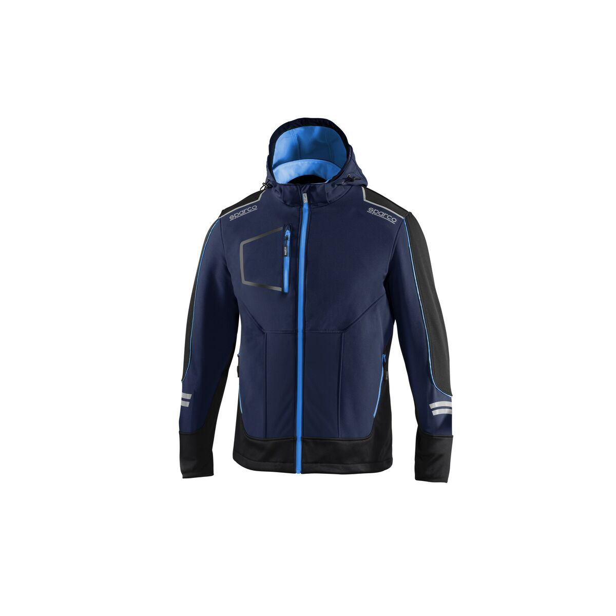Men's Sports Jacket Sparco Tech TW Blue Dark blue L